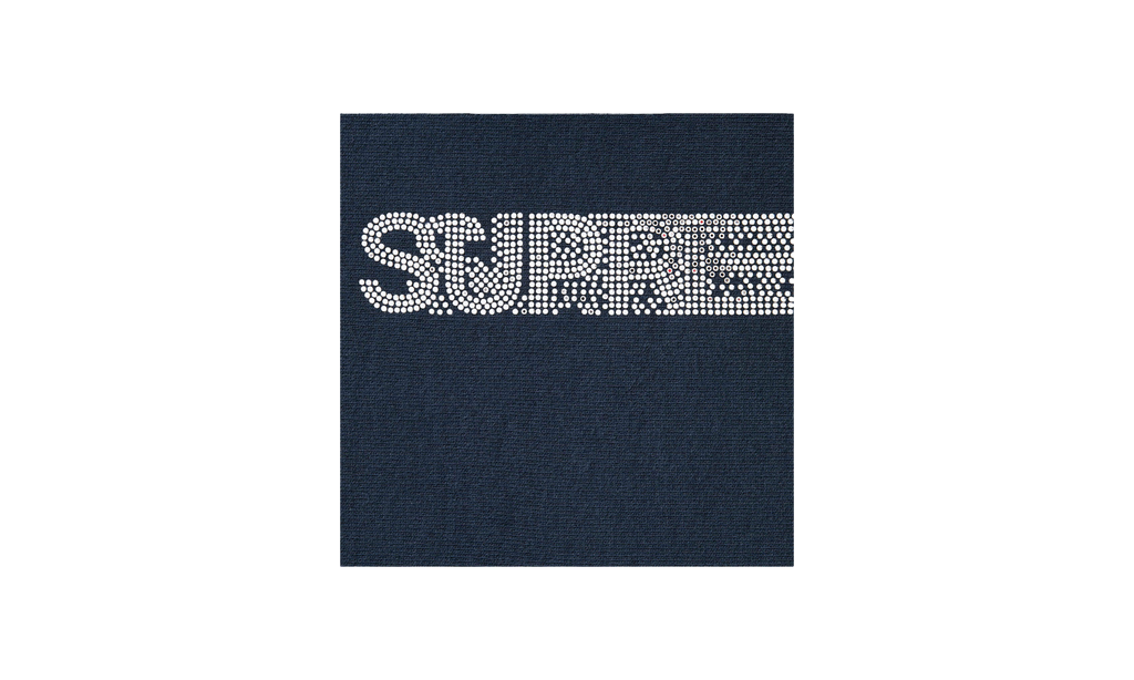 Swarovski® Motion Logo Hooded Sweatshirt "FW25 - Navy" SU25938