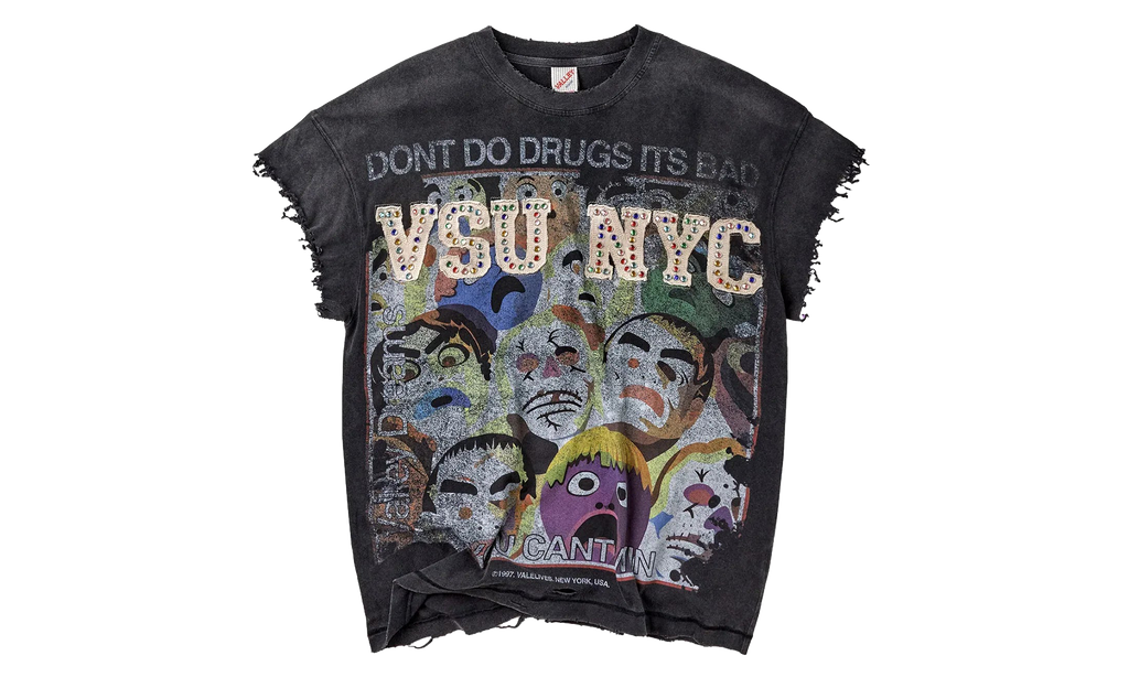 No Drugs Tank Top "Black" VAL362