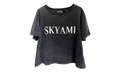 Skyami Rhinestone T-Shirt "Black" 77S010