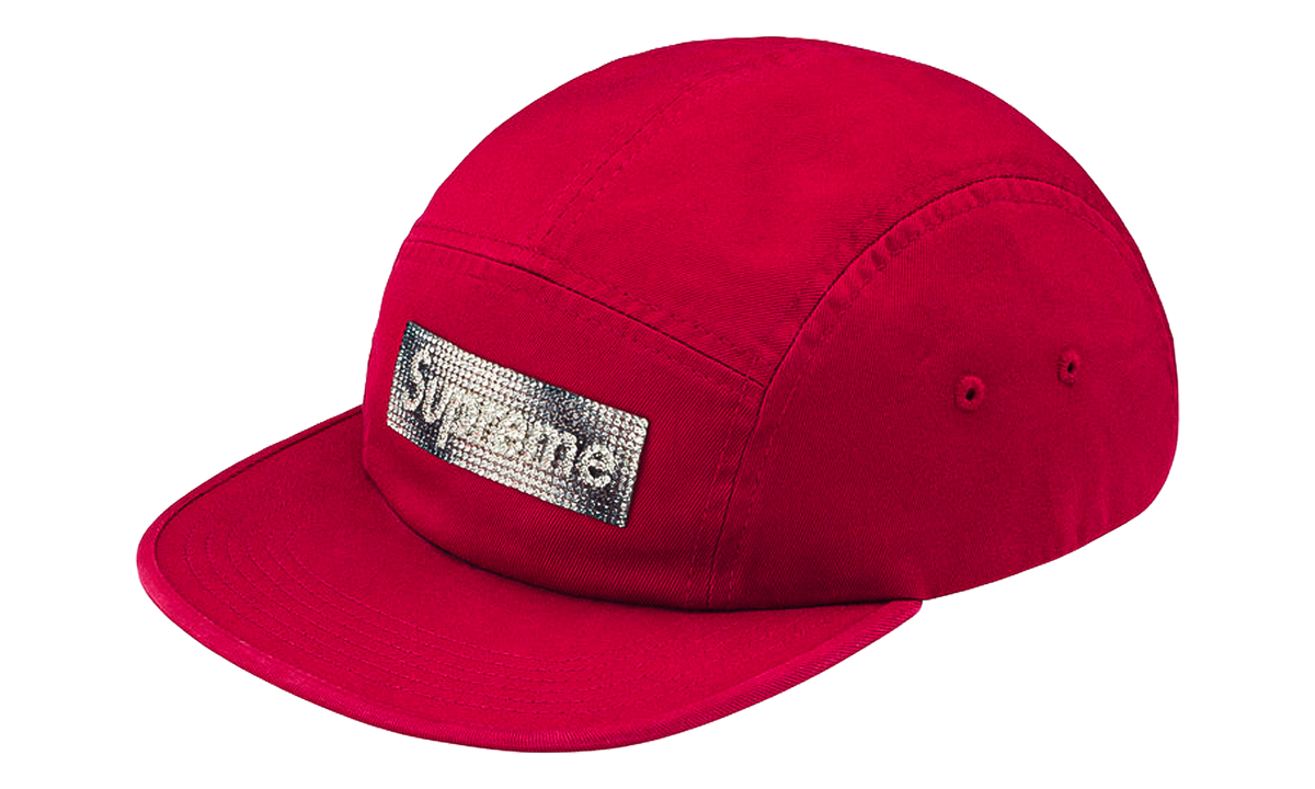 Rhinestone Label Camp Cap "FW26 - Red" SU28657