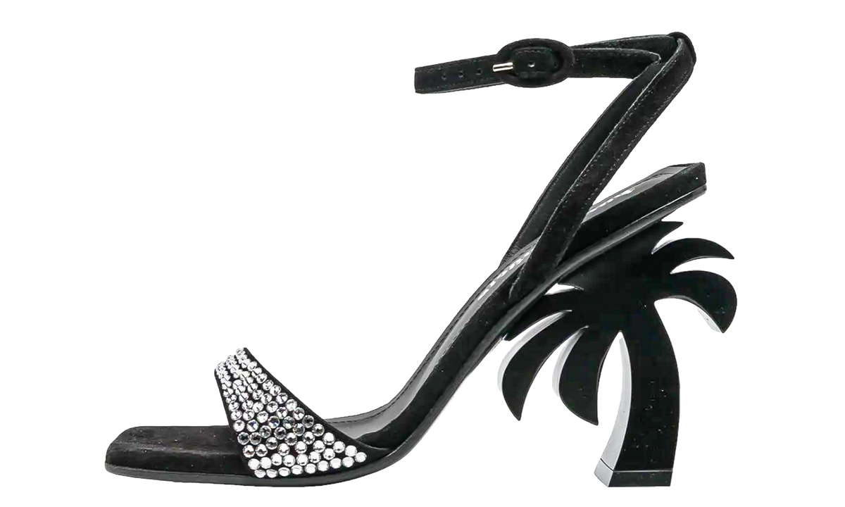 Rhinestone Heels WMNS "Black" PWIH004F22LEA0041083