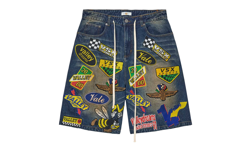 Passport Jorts "Blue" VAL610