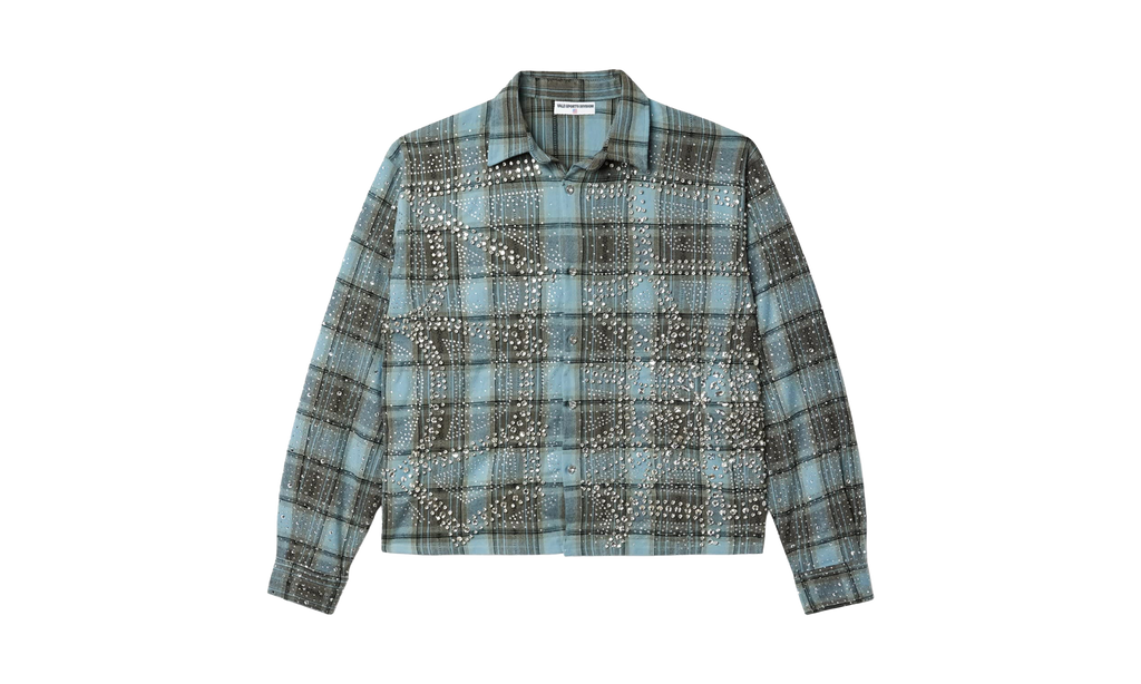 Jeweled Flannel "Ocean" RE19UO4M