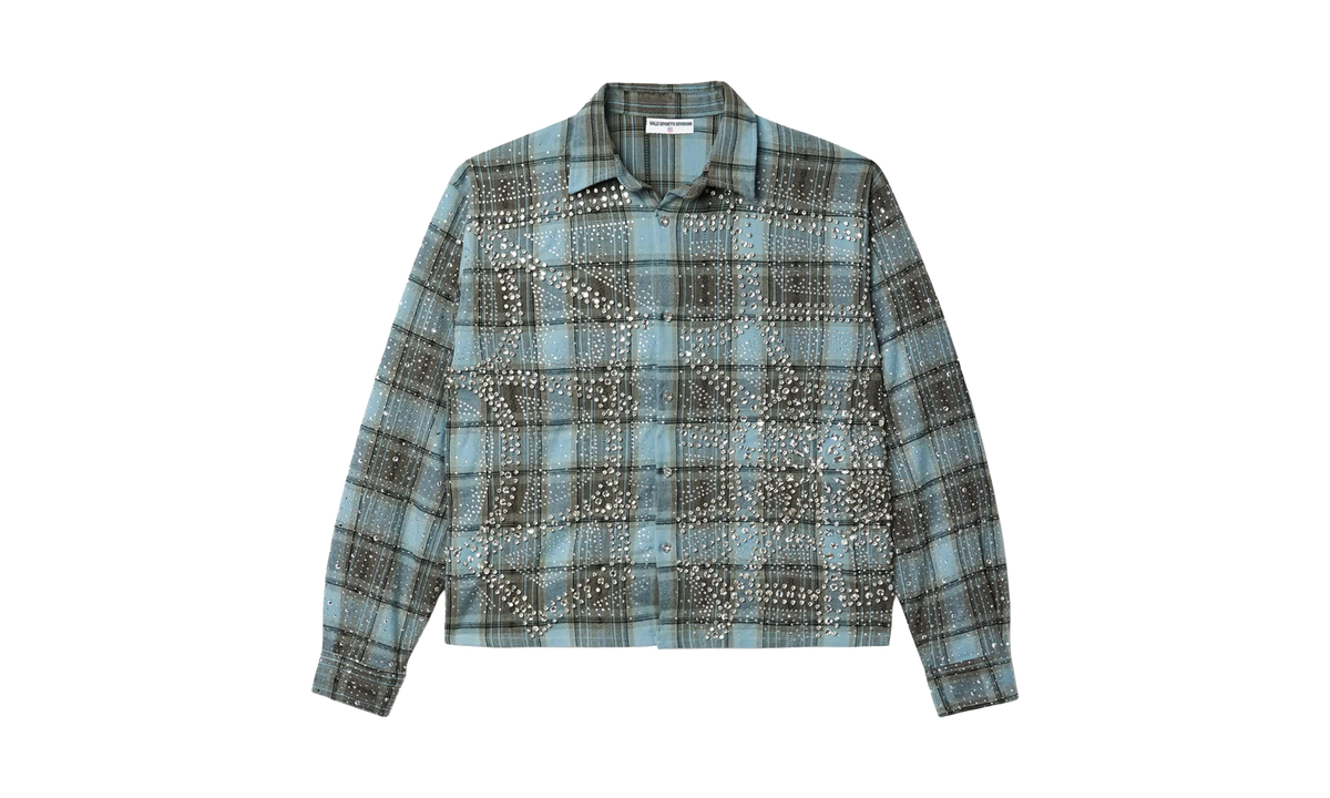 Jeweled Flannel "Ocean" RE19UO4M