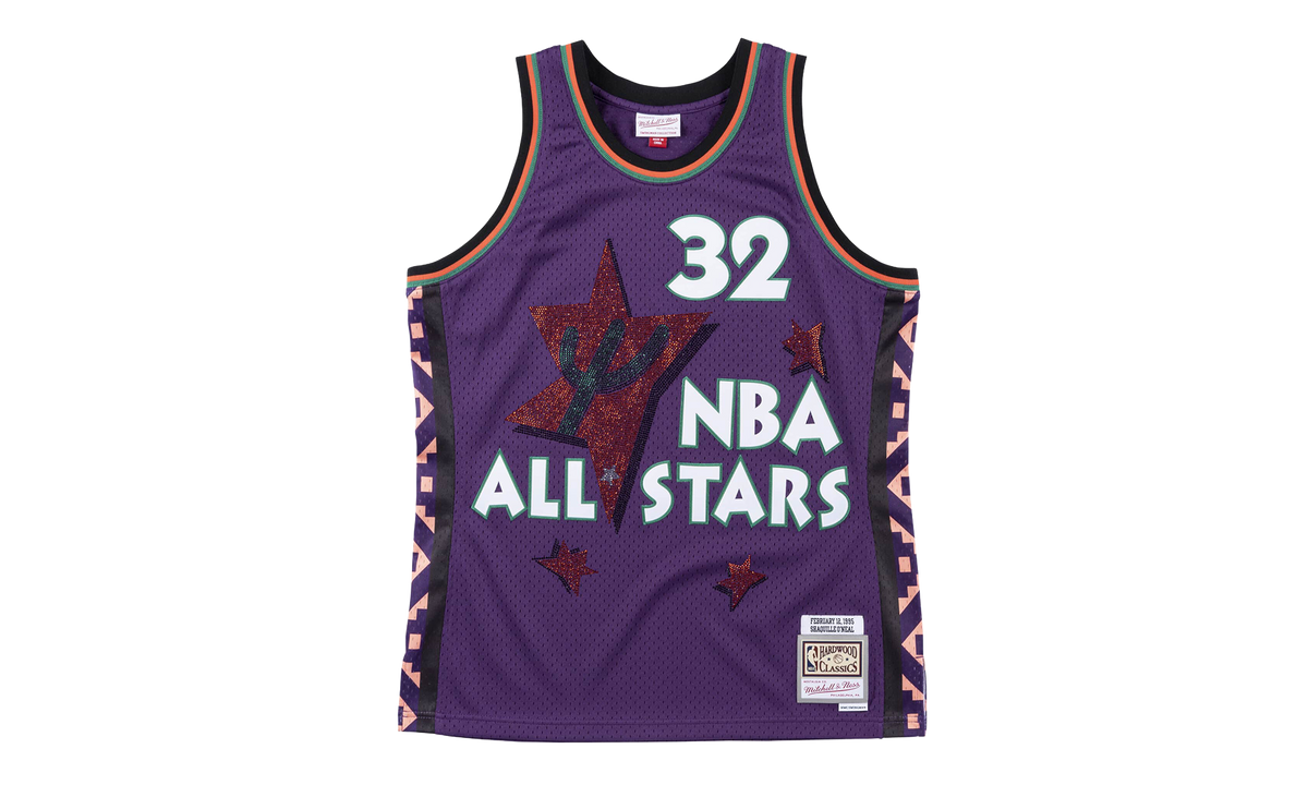 NBA Rhinestone Swingman Jersey "1995 All-Star East Shaq" SMJYBW18018-ASEPURP95SON