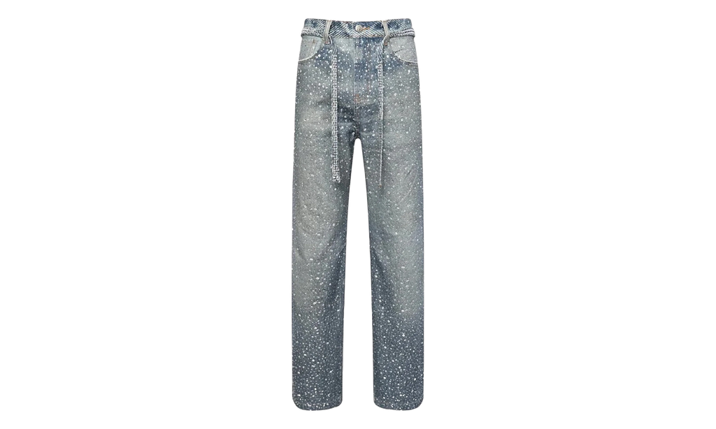 3D Printed Washed Swarovski Diamond Jean "Blue" BC24SSPT05 BLUE