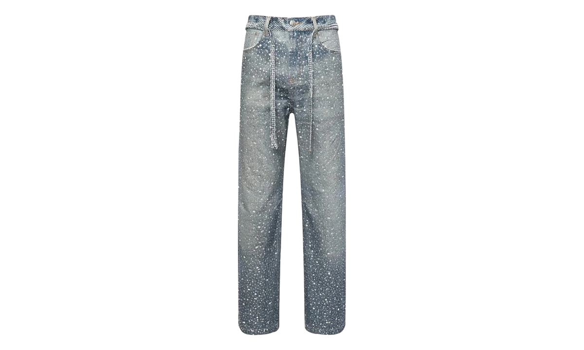 3D Printed Washed Swarovski Diamond Jean "Blue" BC24SSPT05 BLUE