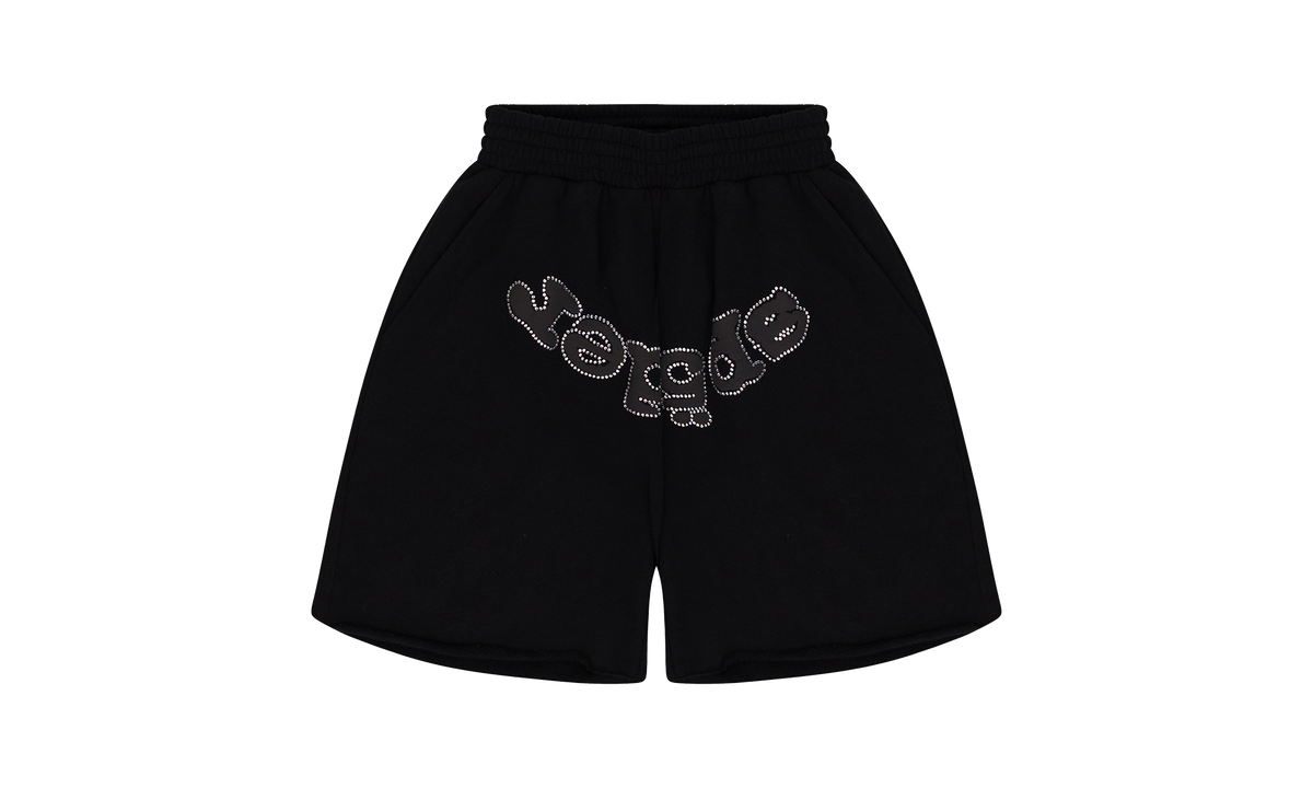 OG WEB V2 RHINESTONE SHORT "Black" SP5der72
