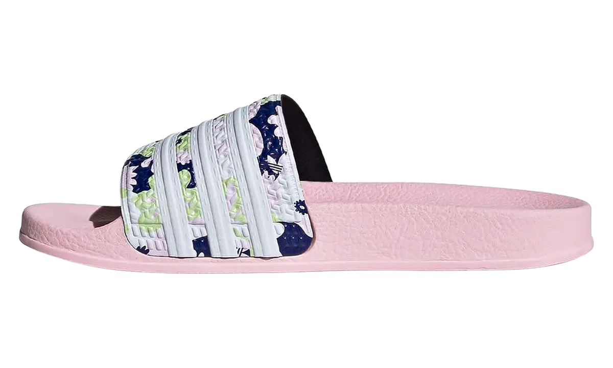 Originals Adilette Slides GS "Clear Pink / Cloud White / Almost Lime" GZ3692