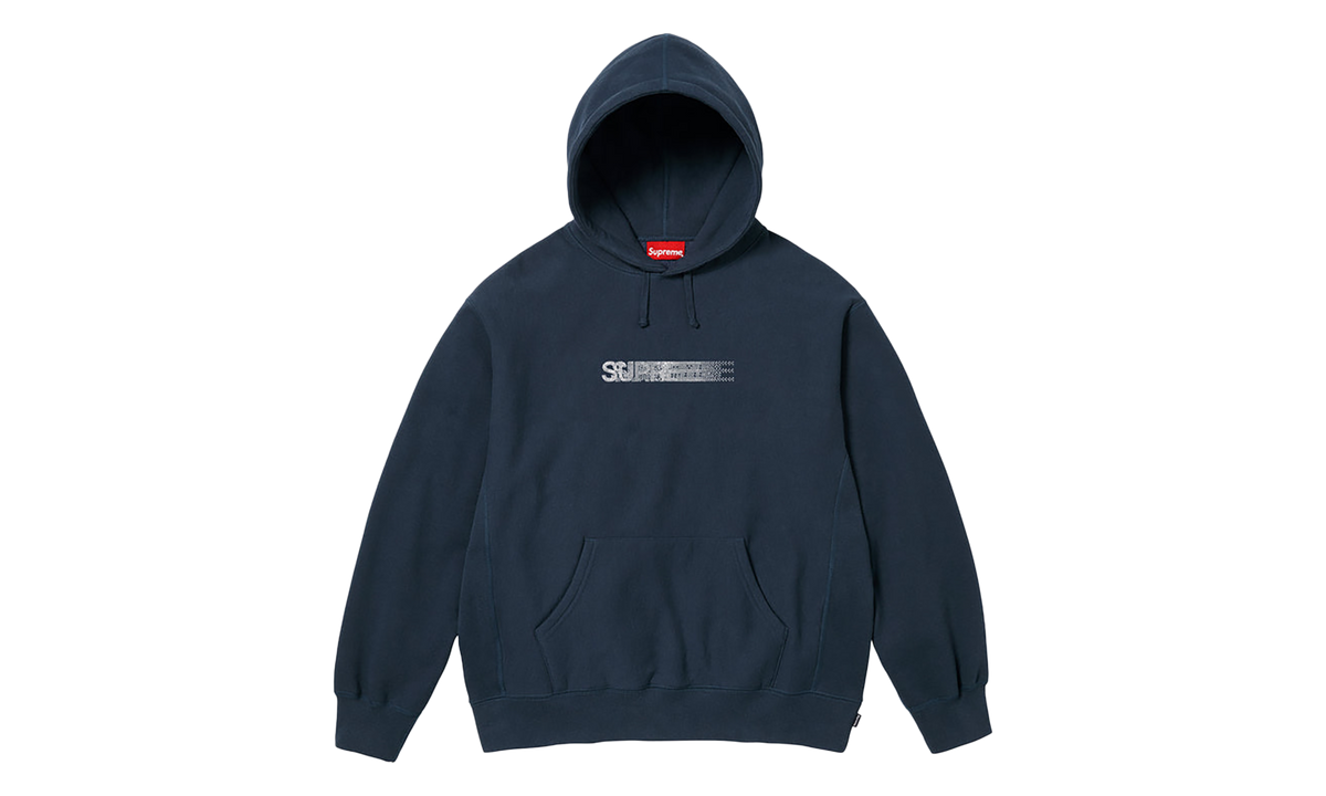 Swarovski® Motion Logo Hooded Sweatshirt "FW25 - Navy" SU25938