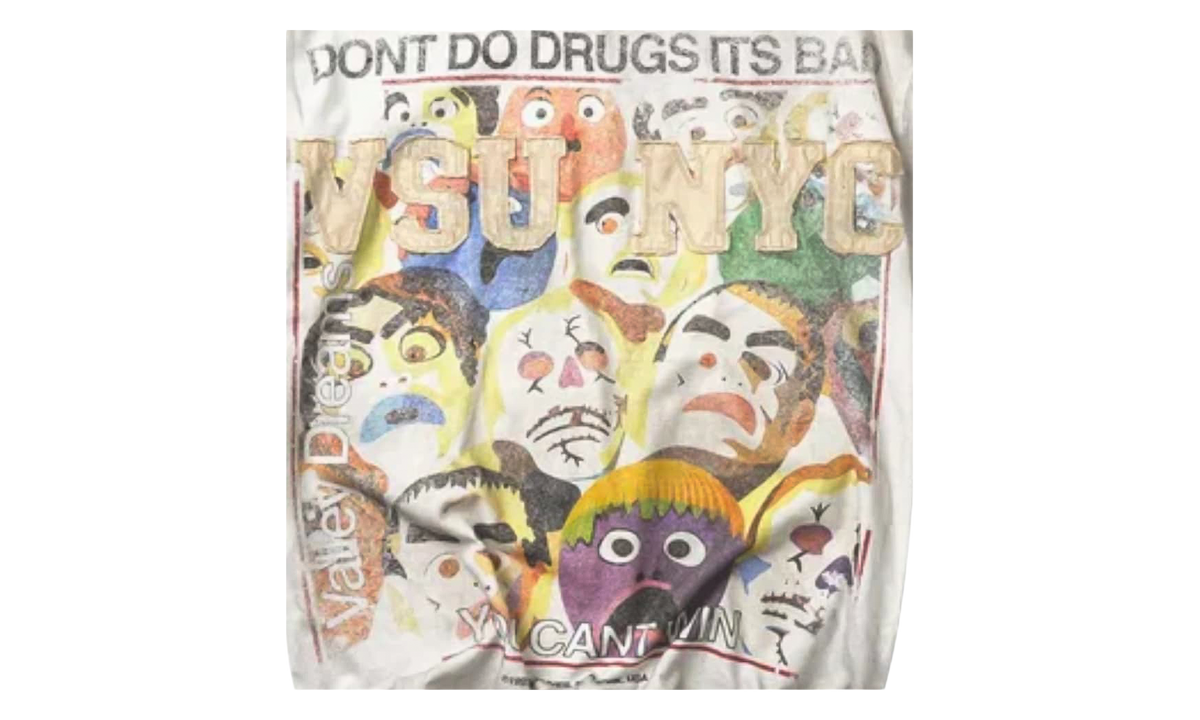No Drugs Tank Top "White" VAL354