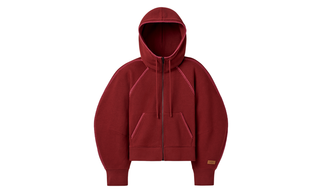 Classic Full-Zip Hoodie WMNS "Coffee Berry" 1180556 CFB