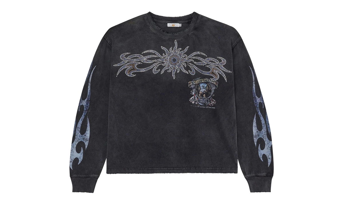 Bling Long Sleeve T-Shirt "Black" VAL250