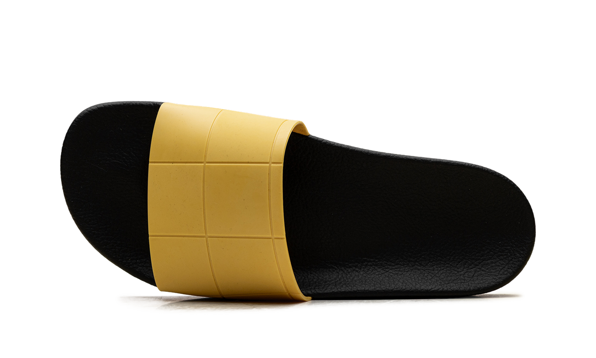 Adilette Checkerboard Slides "Raf Simons - Black Lemon" B22529