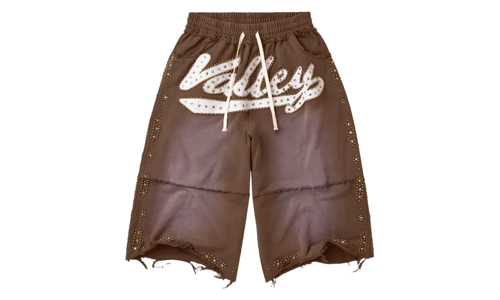 Skittle Shorts "Chocolate / Rhinestone" VAL328