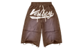Skittle Shorts "Chocolate / Rhinestone" VAL328
