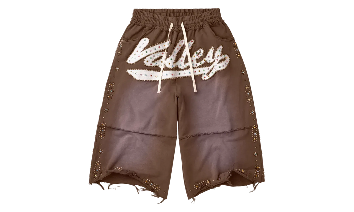 Skittle Shorts "Chocolate / Rhinestone" VAL328