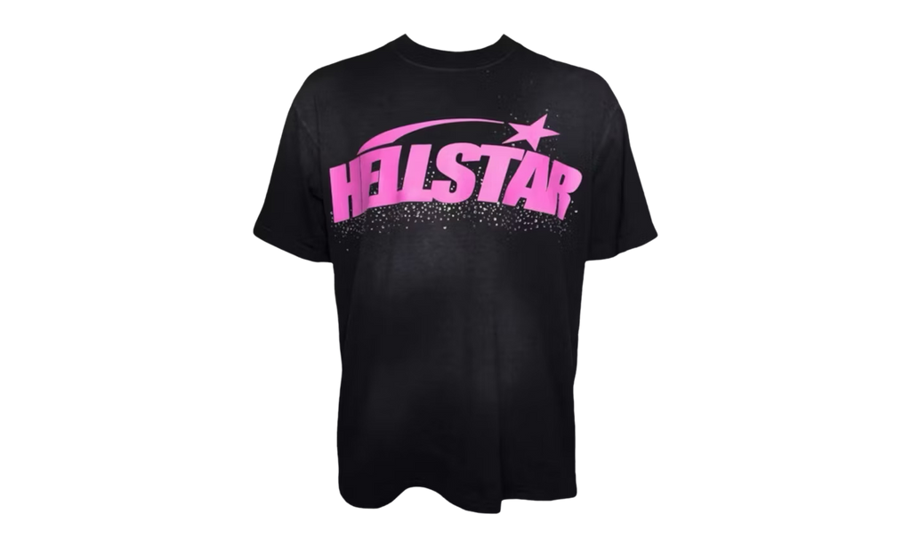 Classic Rhinestone Tee "Black / Pink" HSR371