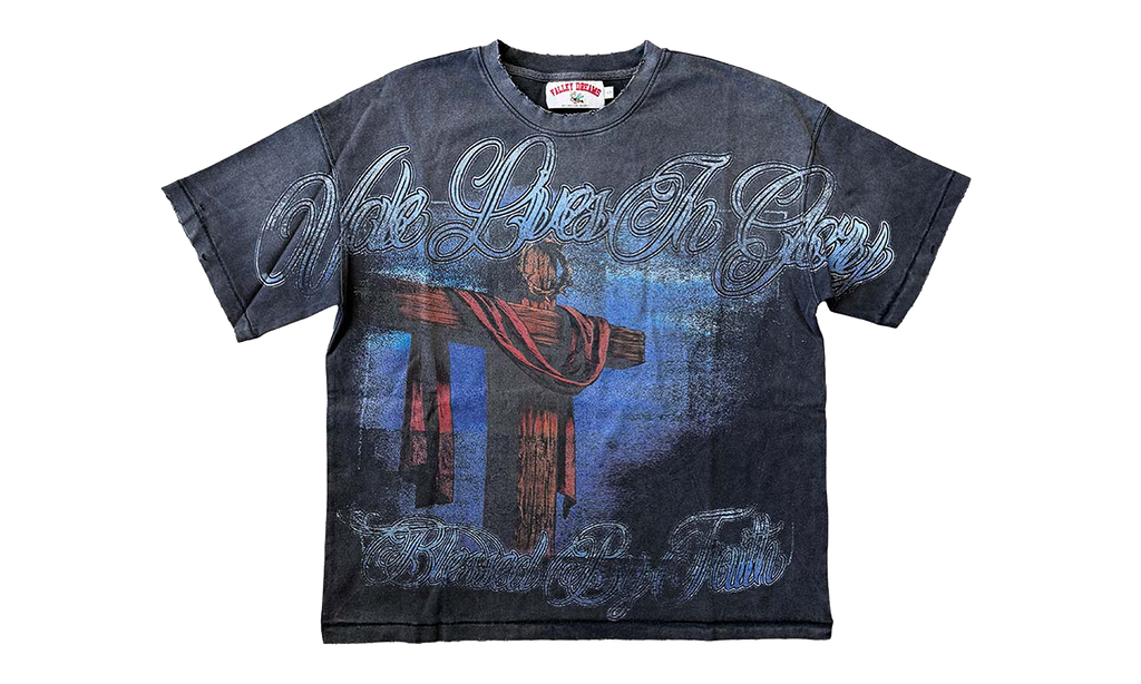 Lives in Glory Blessed by Faith T-Shirt "Black" VAL272