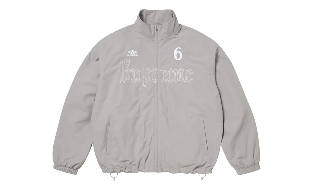 Umbro® Rhinestone Track Jacket "SS26 - Light Grey" SU27873