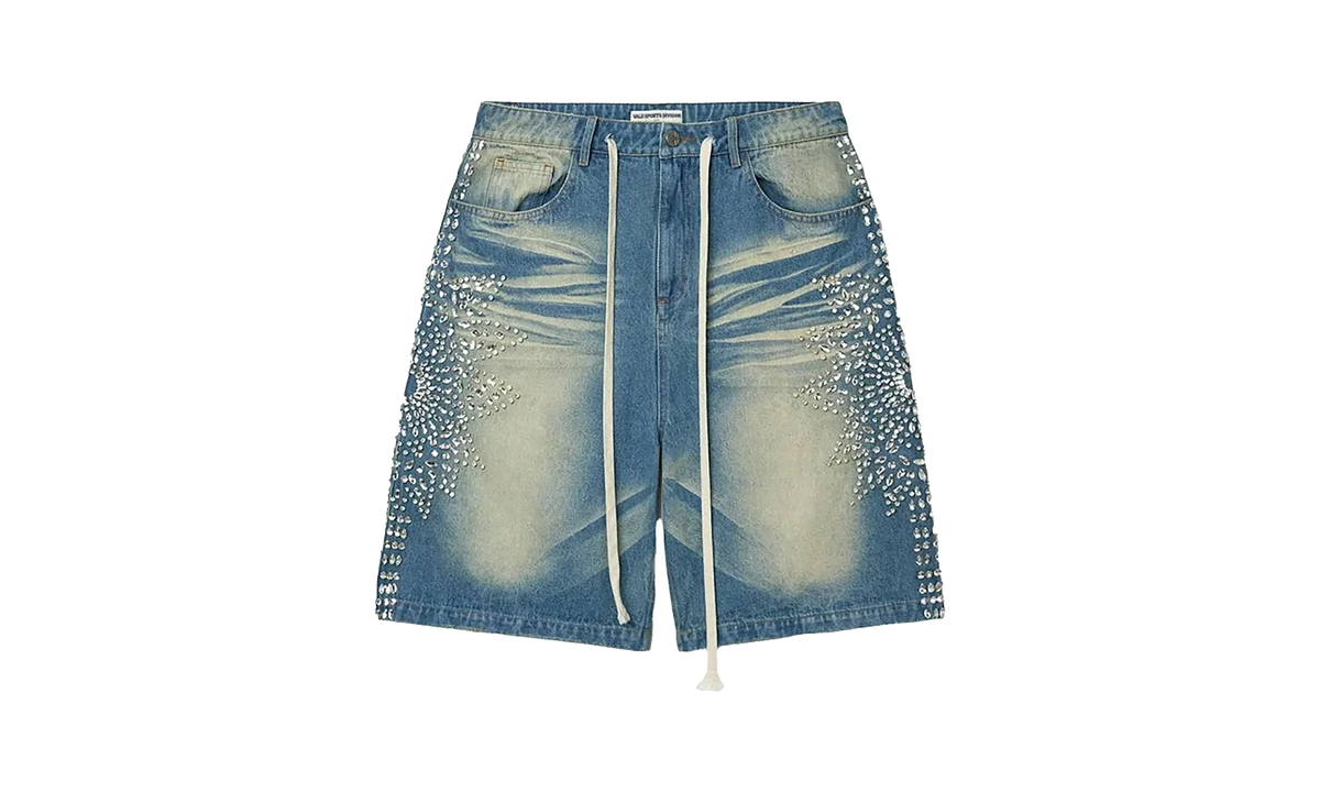 Sirens Crystal Jean Shorts "Black" 10049095