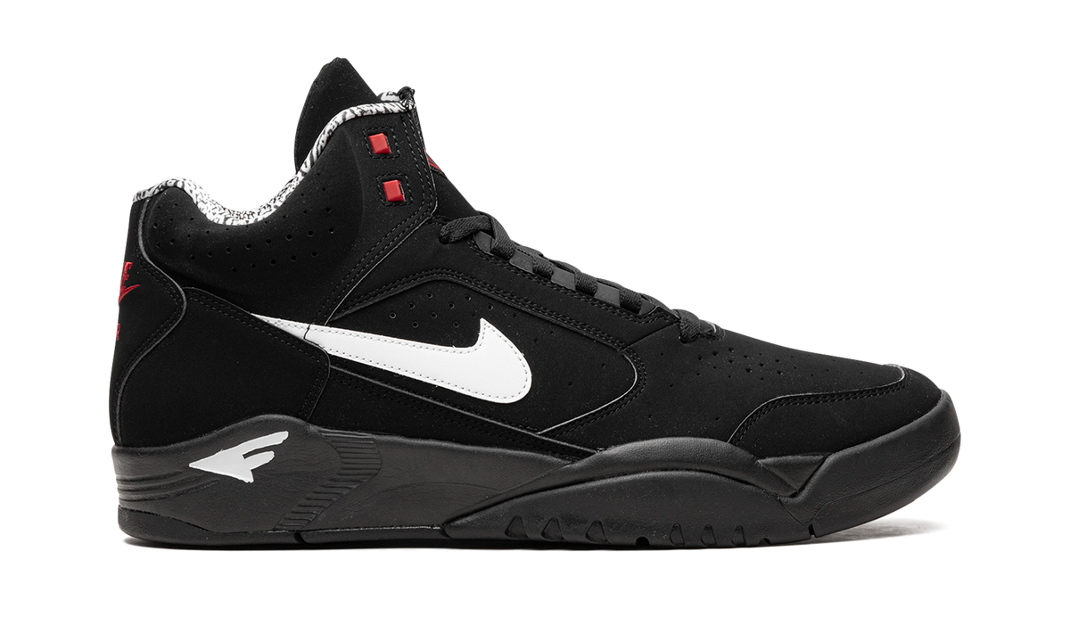 Air Flight Lite Mid "Black White Varsity Red" dq7687 003