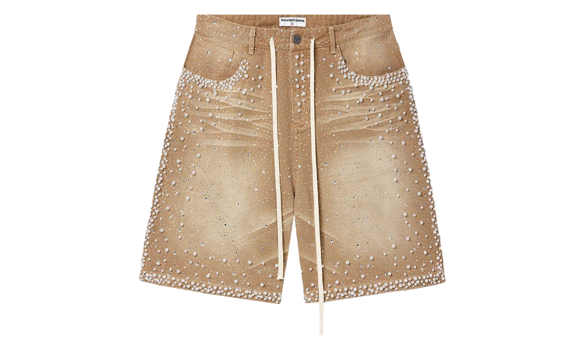 Rainstorm Mid Jorts "Sand / Rhinestone" VAL253