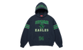 Rhinestone Eagle Hooded Sweatshirt "FW26 - Navy" SU28229