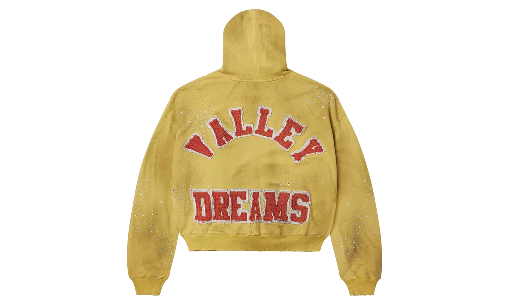 Sun Clustered Zip Up Hoodie "Yellow" VAL688