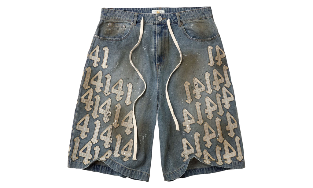 Lucky Charms Jorts "Blue/White" VAL377