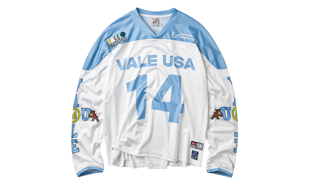 Valemore Skies Jersey "White / Light Blue" VAL494