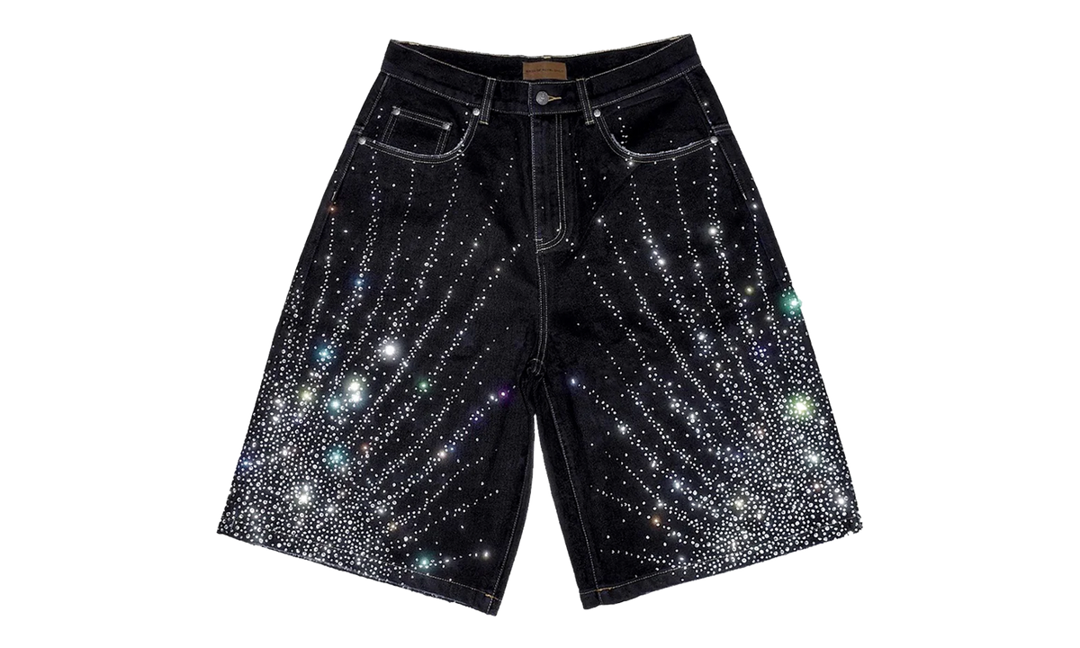 20K Starlight Denim Short "Blue / Rhinestone" BC25AWSP01 BLUE