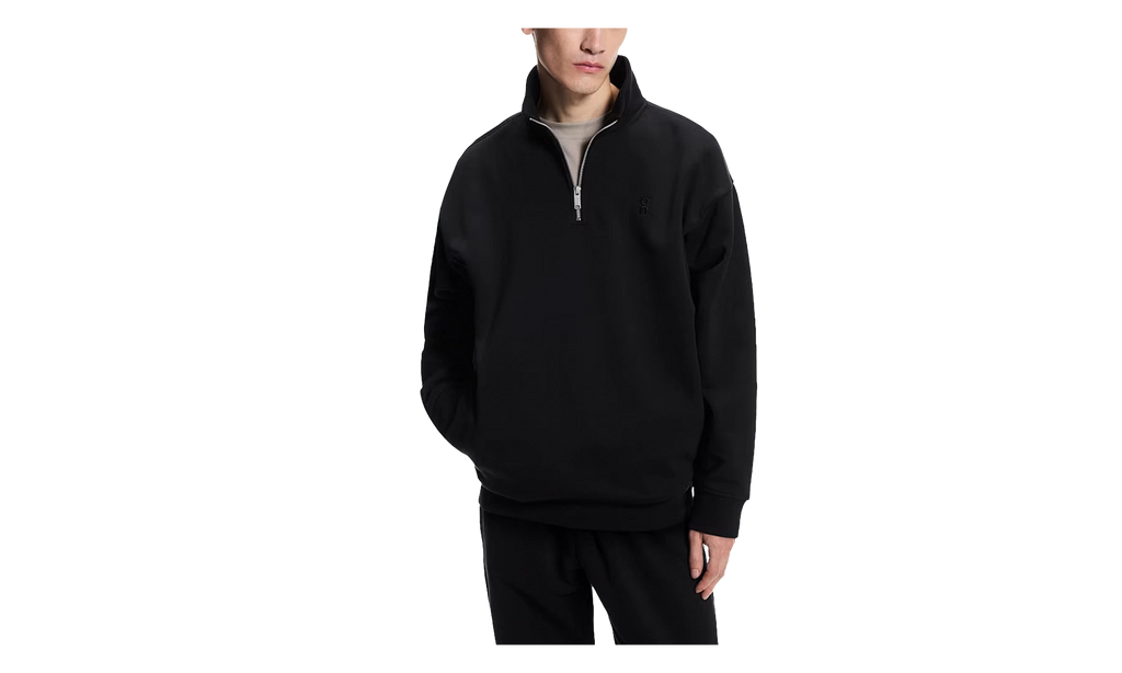 Club Collective 1/4 Zip Sweatshirt "Black" 1MG10730553