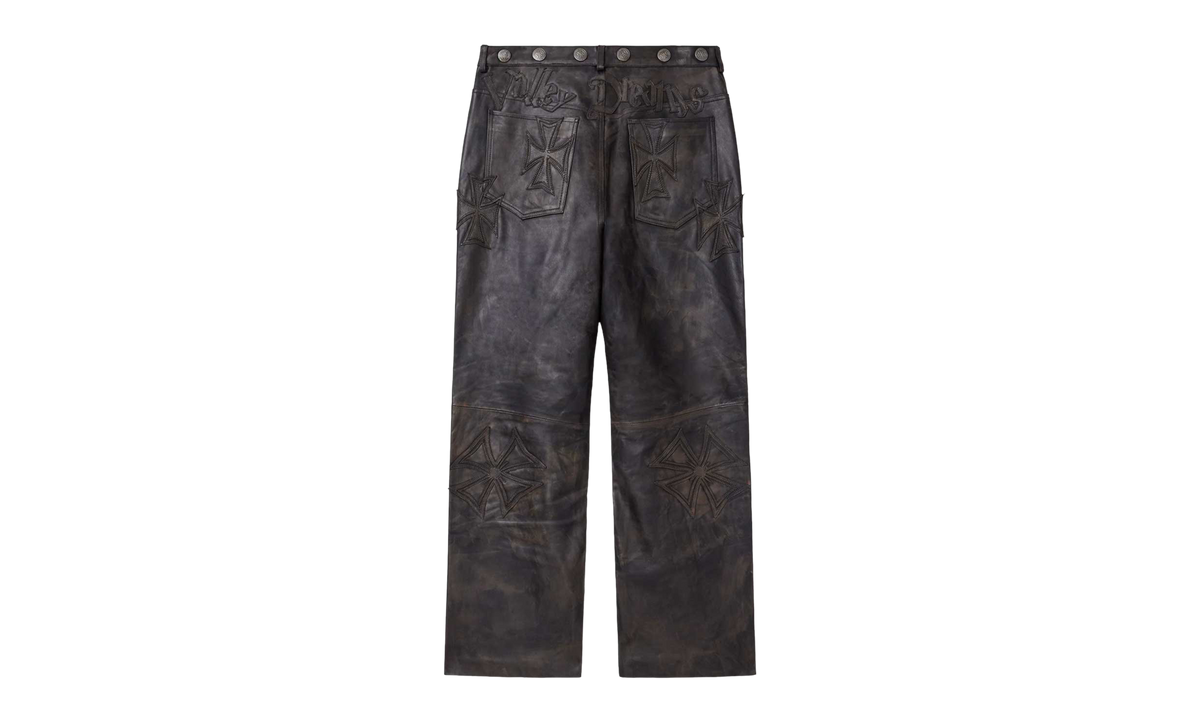 Croxxx Leather Pants "Black" VAL671
