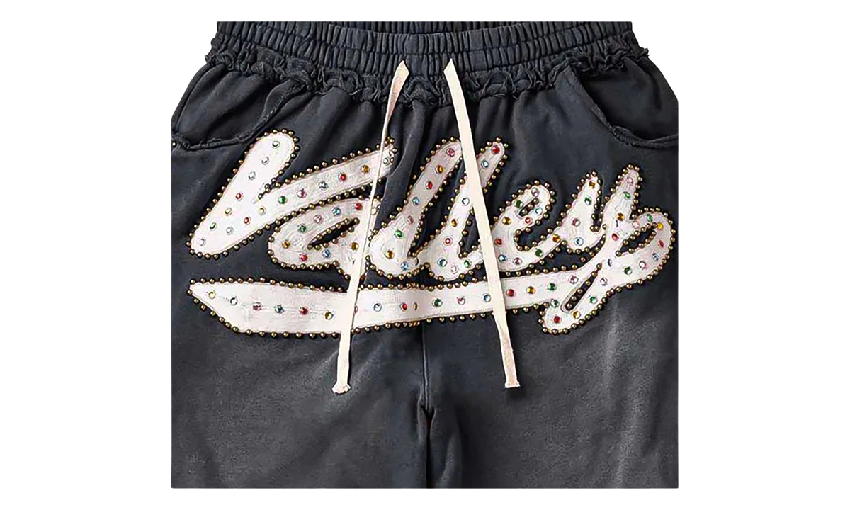 Skittle Sworts Sweatshorts "Black / Rhinestone" VAL289