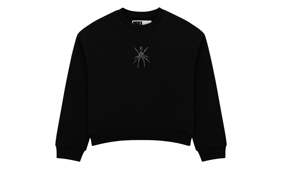 Rhinestone TM Crewneck "Black" SP5der578