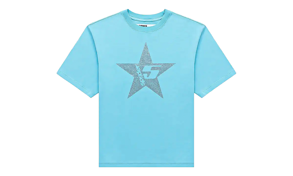 Big 5 Star Rhinestone Tee "Light Blue" SP5der539
