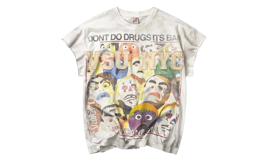 No Drugs Tank Top "White" VAL354