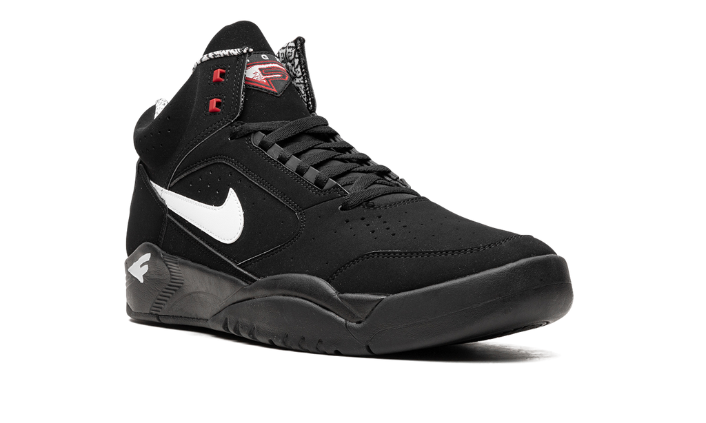 Air Flight Lite Mid "Black White Varsity Red" dq7687 003