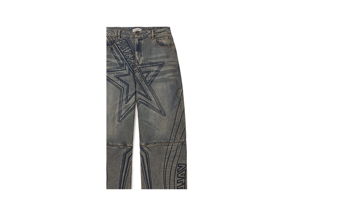 Motocroxxx Pines Denim "Mid Rinsed" VALE 04 001 MPD BL