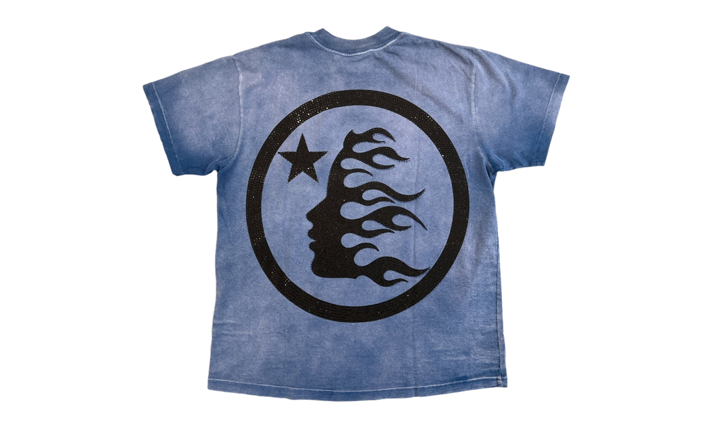 Classic Rhinestone Logo T-Shirt "Blue" HSR301