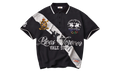 Forever Panda Polo "Black" VAL347