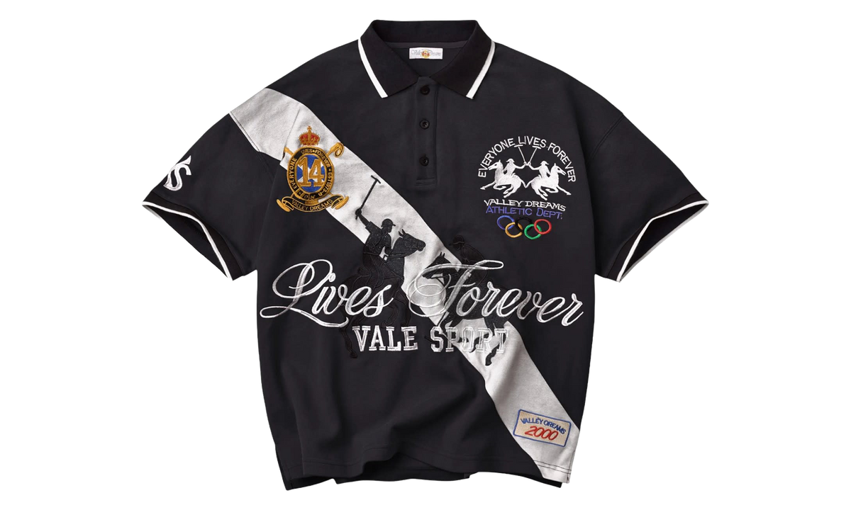 Forever Panda Polo "Black" VAL347