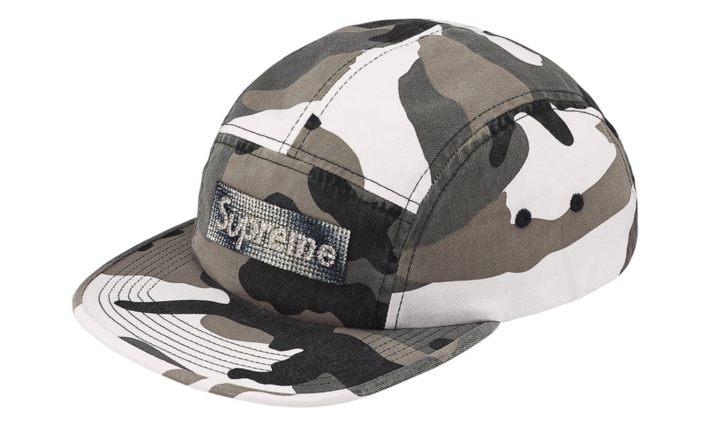Rhinestone Label Camp Cap "FW26 - Snow Camo" SU28658