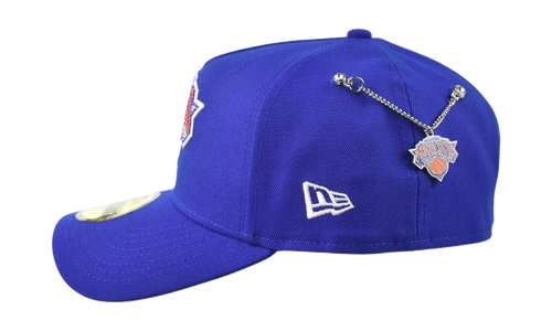 59FORTY NBA26 Draft New York Knicks Rhinestones Fitted Hat "Blue" 60861528