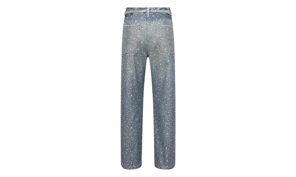 3D Printed Washed Swarovski Diamond Jean "Blue" BC24SSPT05 BLUE