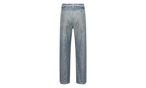3D Printed Washed Swarovski Diamond Jean "Blue" BC24SSPT05 BLUE