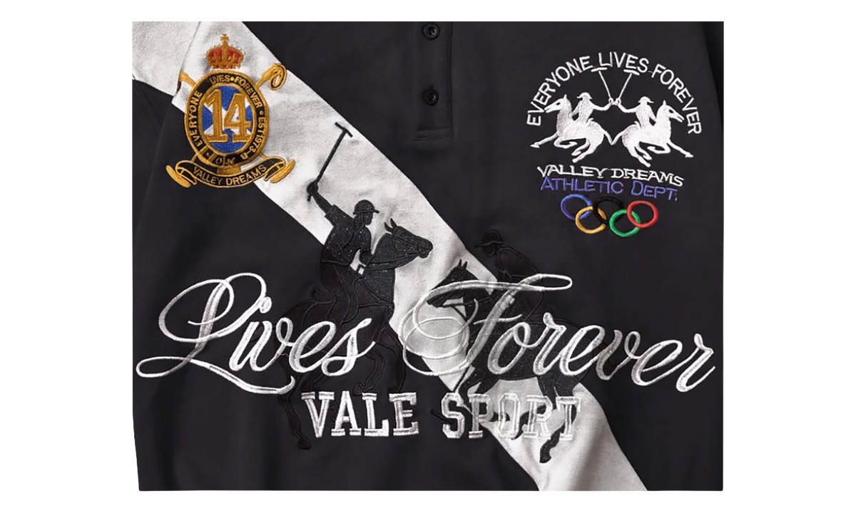 Forever Panda Polo "Black" VAL347