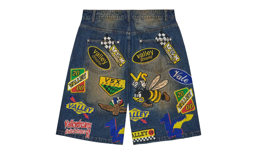 Passport Jorts "Blue" VAL610