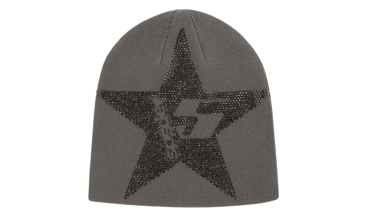Star Rhinestone Skully "Slate Grey" SP5der313